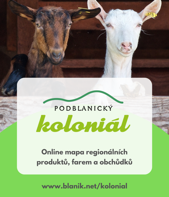 Podblanický koloniál: online mapa místních potravin a produktů